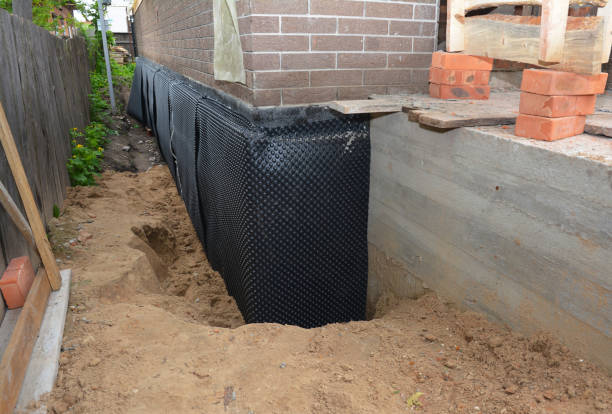 SJ Waterproofing Pros technician performing targeted Crawl Space Encapsulation assessment in Pine Brook, NJ